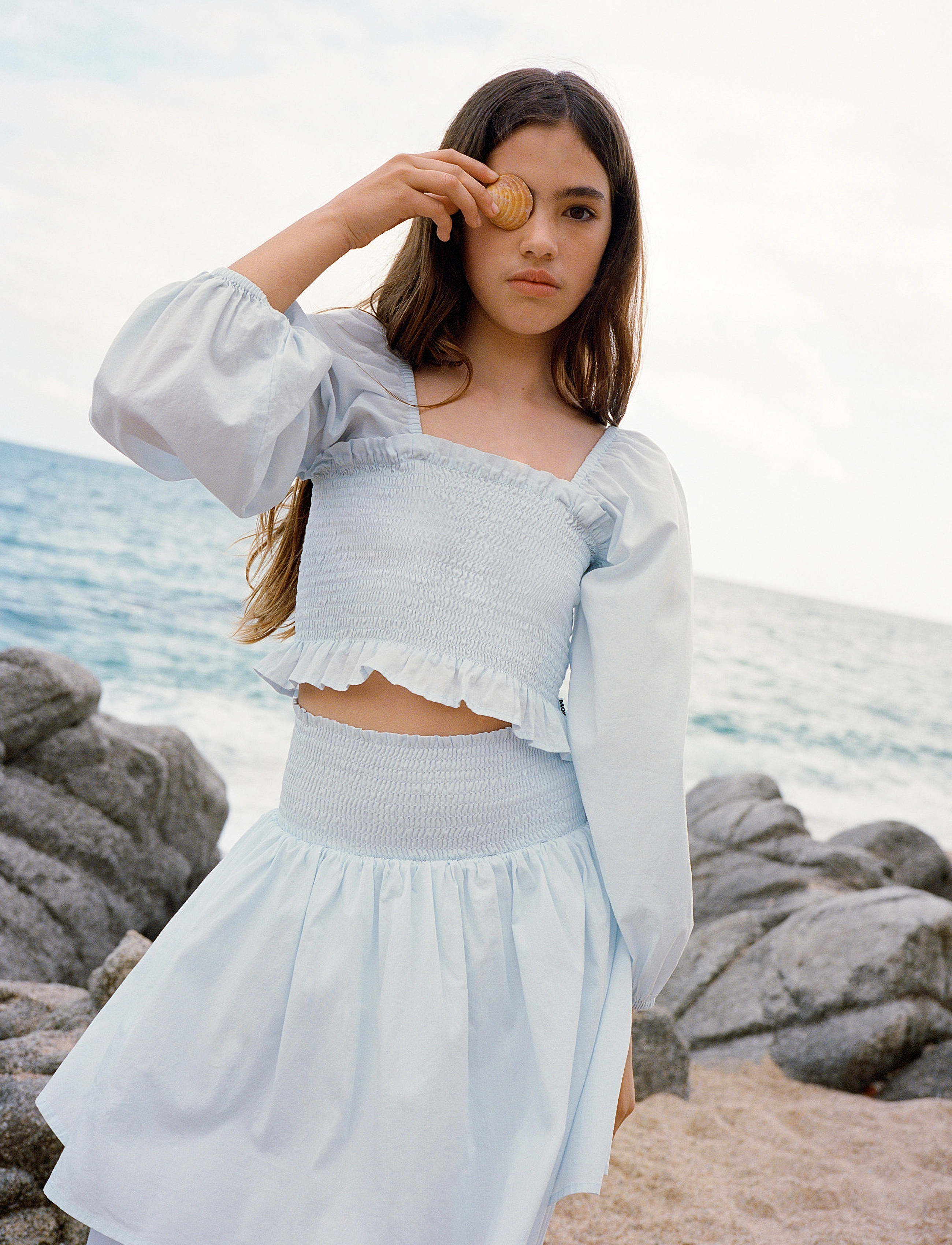 Molo Rosemary, 110/116, Oberteile, Blau - Blouses & Tunics, Kinder