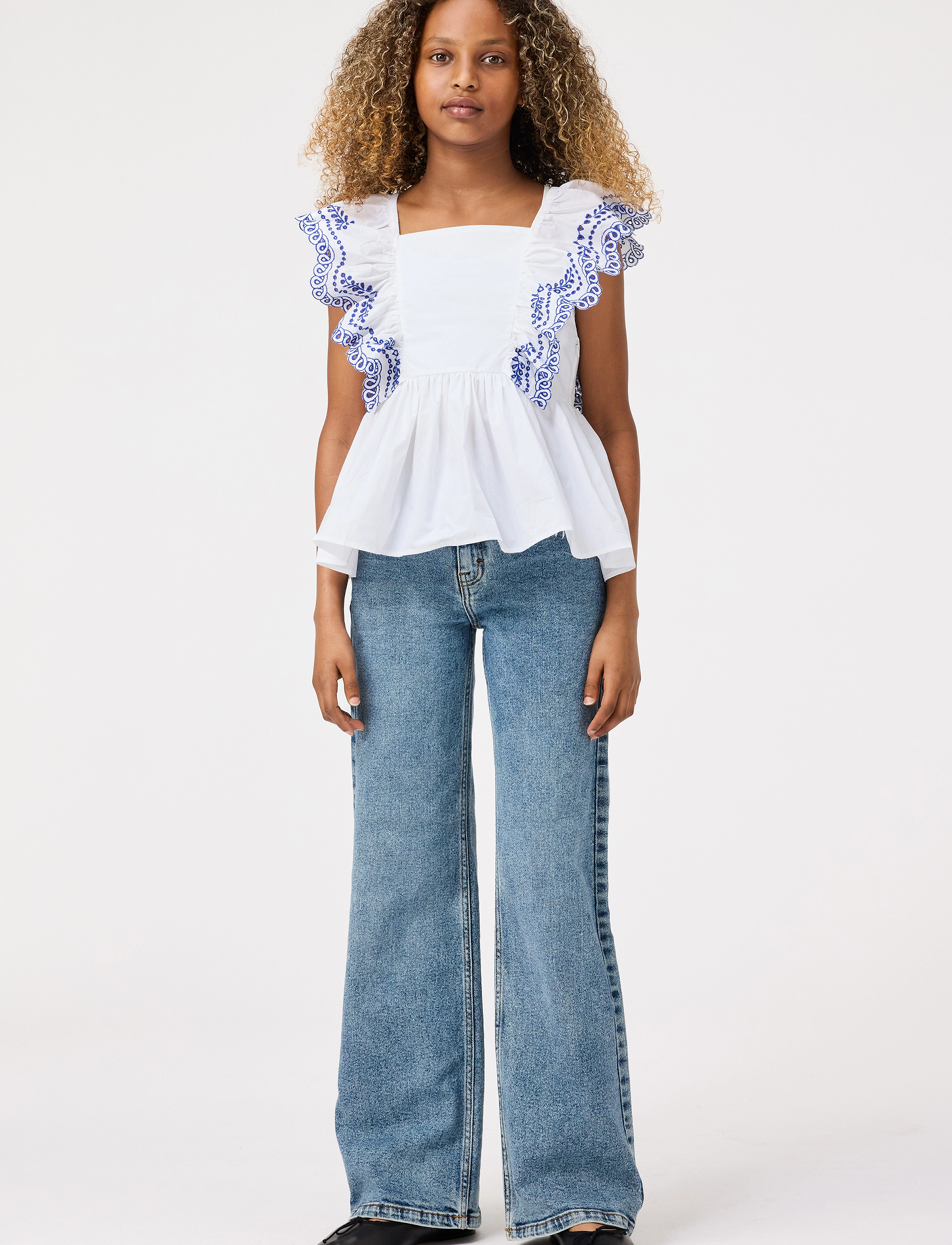 Molo Rosamond, 98/104, Oberteile, Weiß - Blouses & Tunics, Kinder