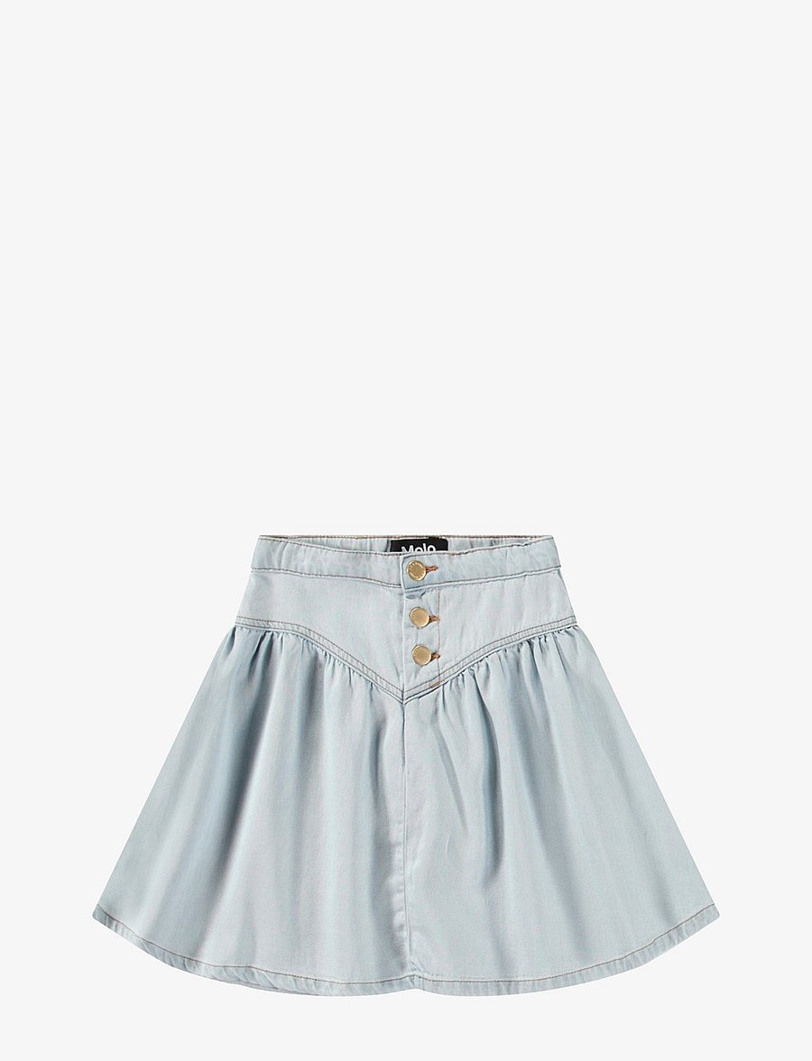 Molo - Betsy - denimnederdele - bleached drapy - 1