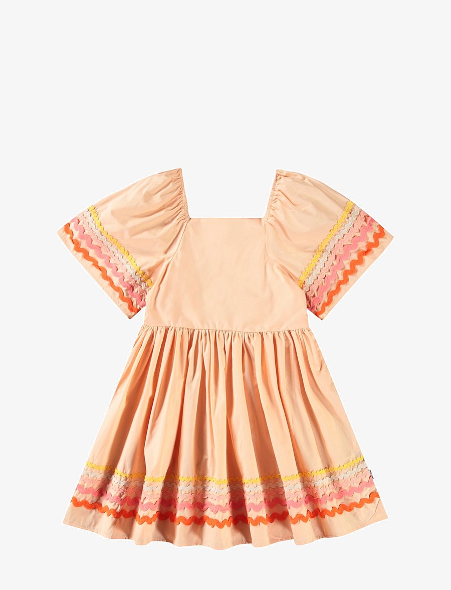 Molo - Clotilde - short-sleeved casual dresses - pale melon - 0