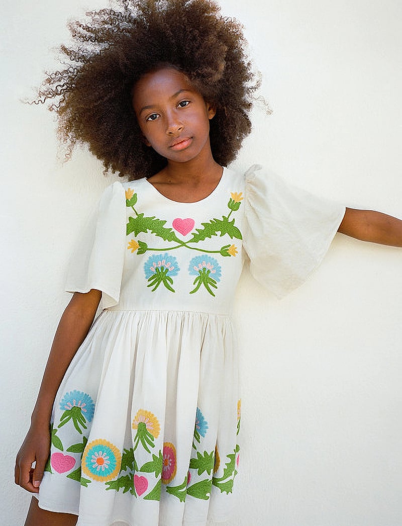 Molo - Carlin - kortärmade vardagsklänningar - dandelion border - 0