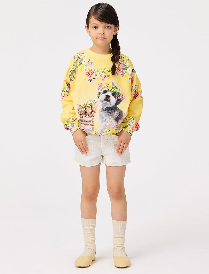 Molo - Amanda - denim shorts - crisp white - 3