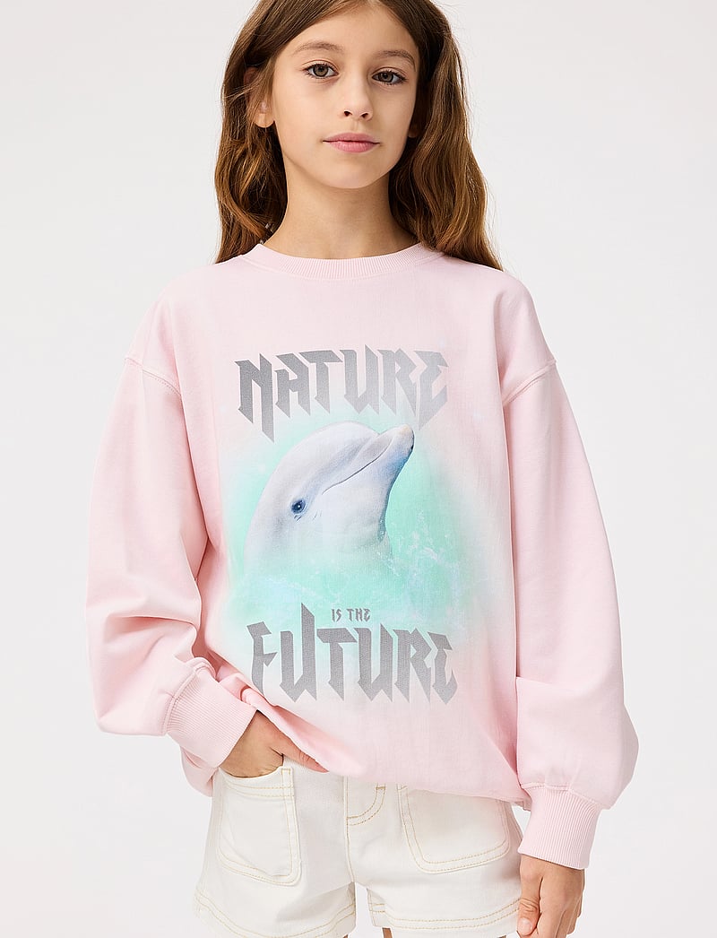Molo - Monti - sweatshirts - glitter dolphin - 0