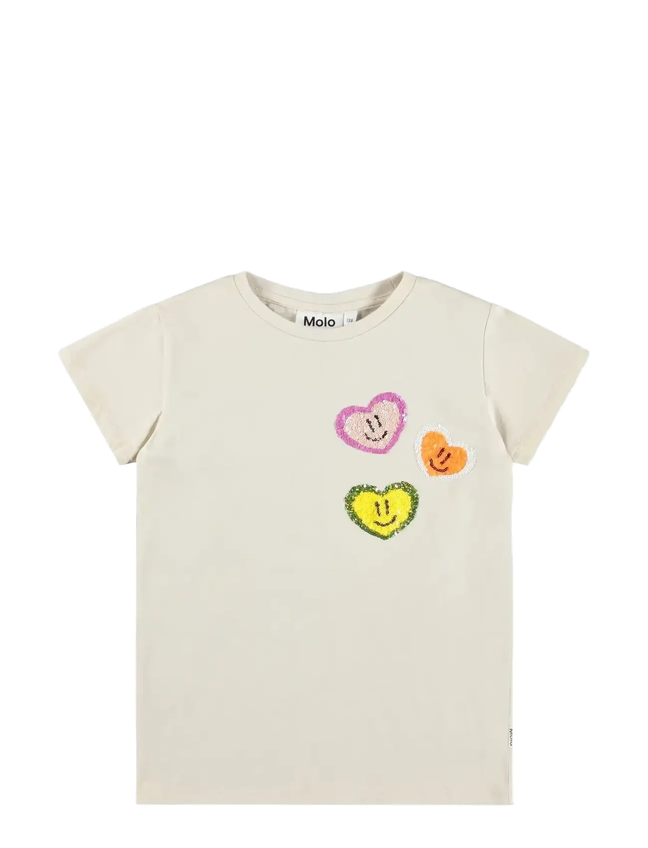 Molo Ranva, Børn, Musling T-shirt, Cream, Str: 110