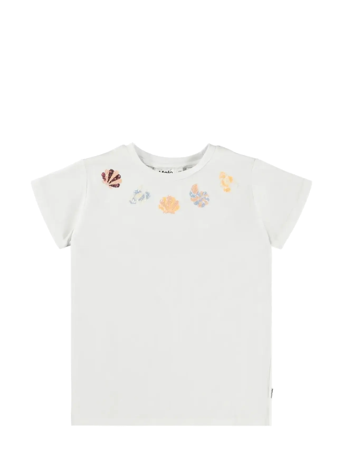 Molo Ranva, Børn, Musling T-shirt, Hvid, Str: 122