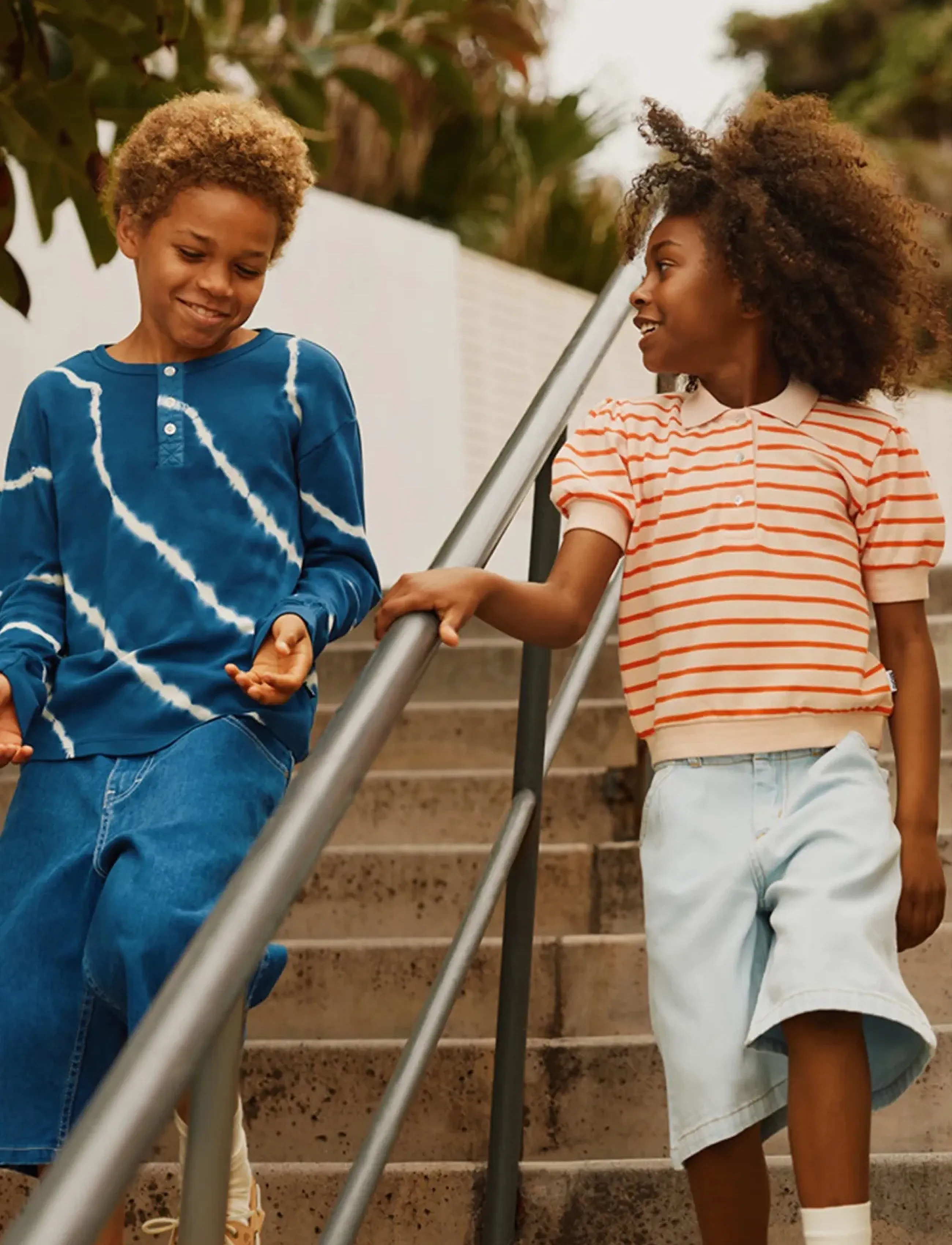 Molo Raki - Poloshirts - LOVE STRIPE / pink/rose