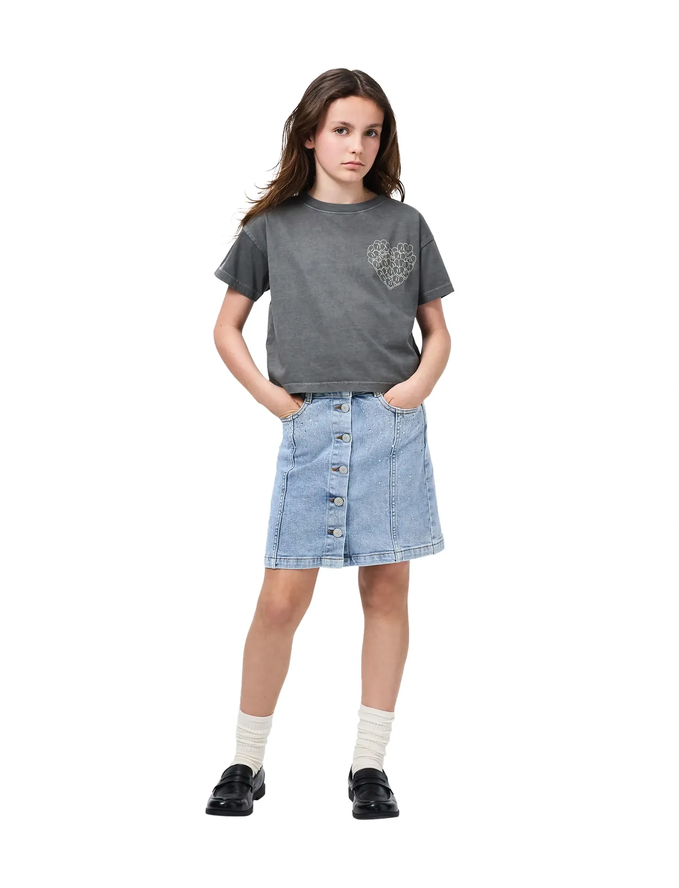 Molo - Bera - jupes courtes - rhinestone denim - 3
