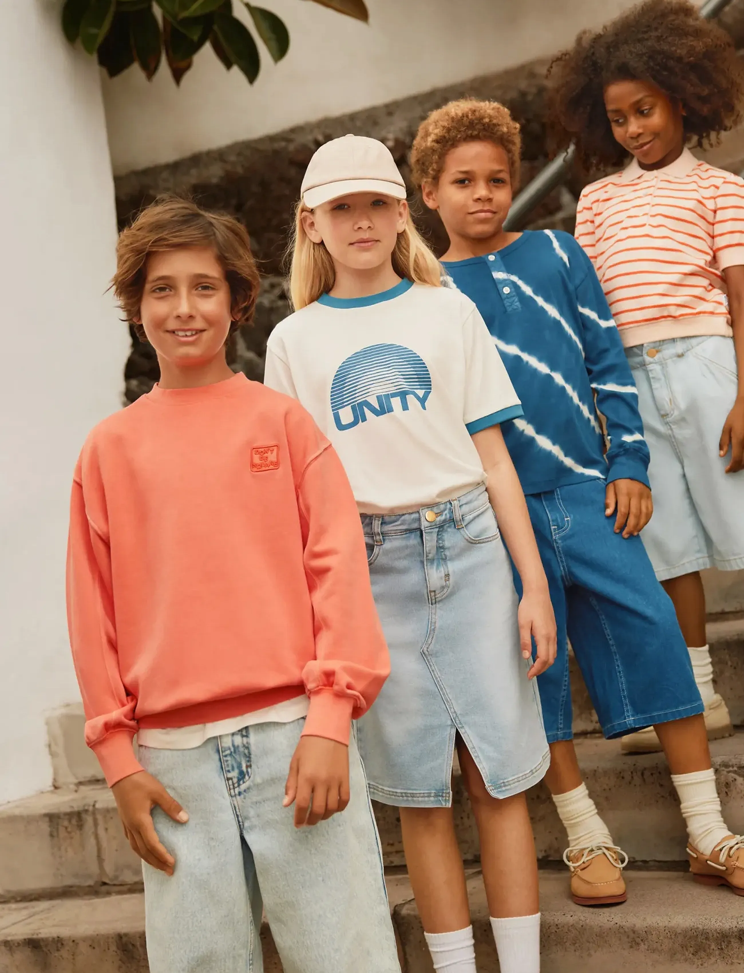 Molo Brickly, 98/104, Blue, Nederdele > Denim Nederdele, Børn