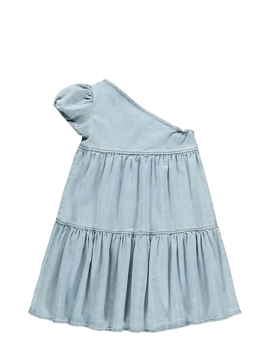 Molo - Chelsey - robes décontractées à manches courtes - washed chambrey - 2