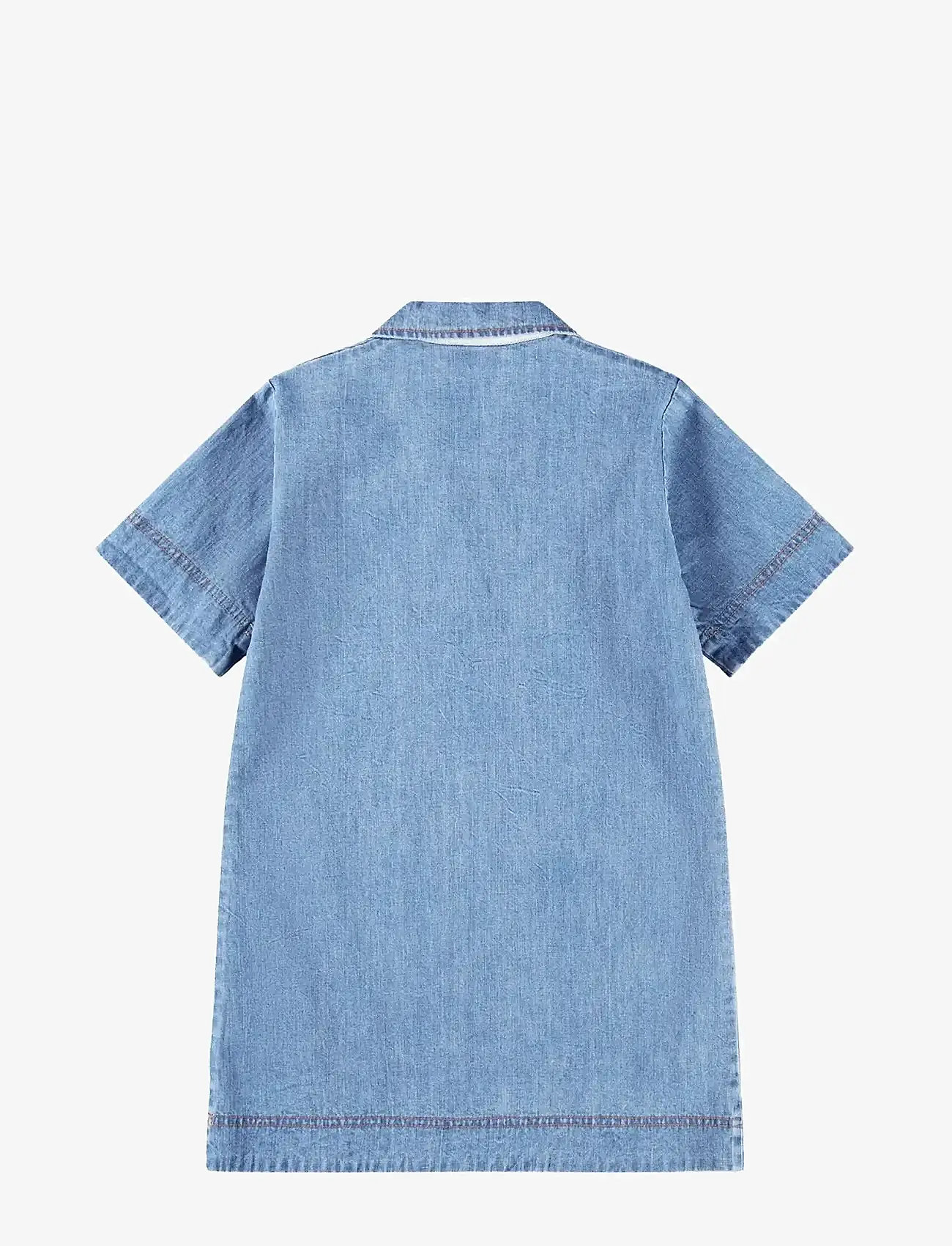 Molo - Cheri - short-sleeved casual dresses - light chambrey - 2
