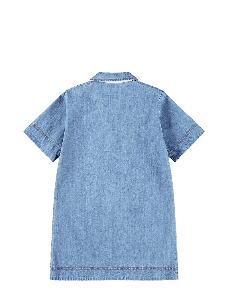 Molo - Cheri - short-sleeved casual dresses - light chambrey - 2