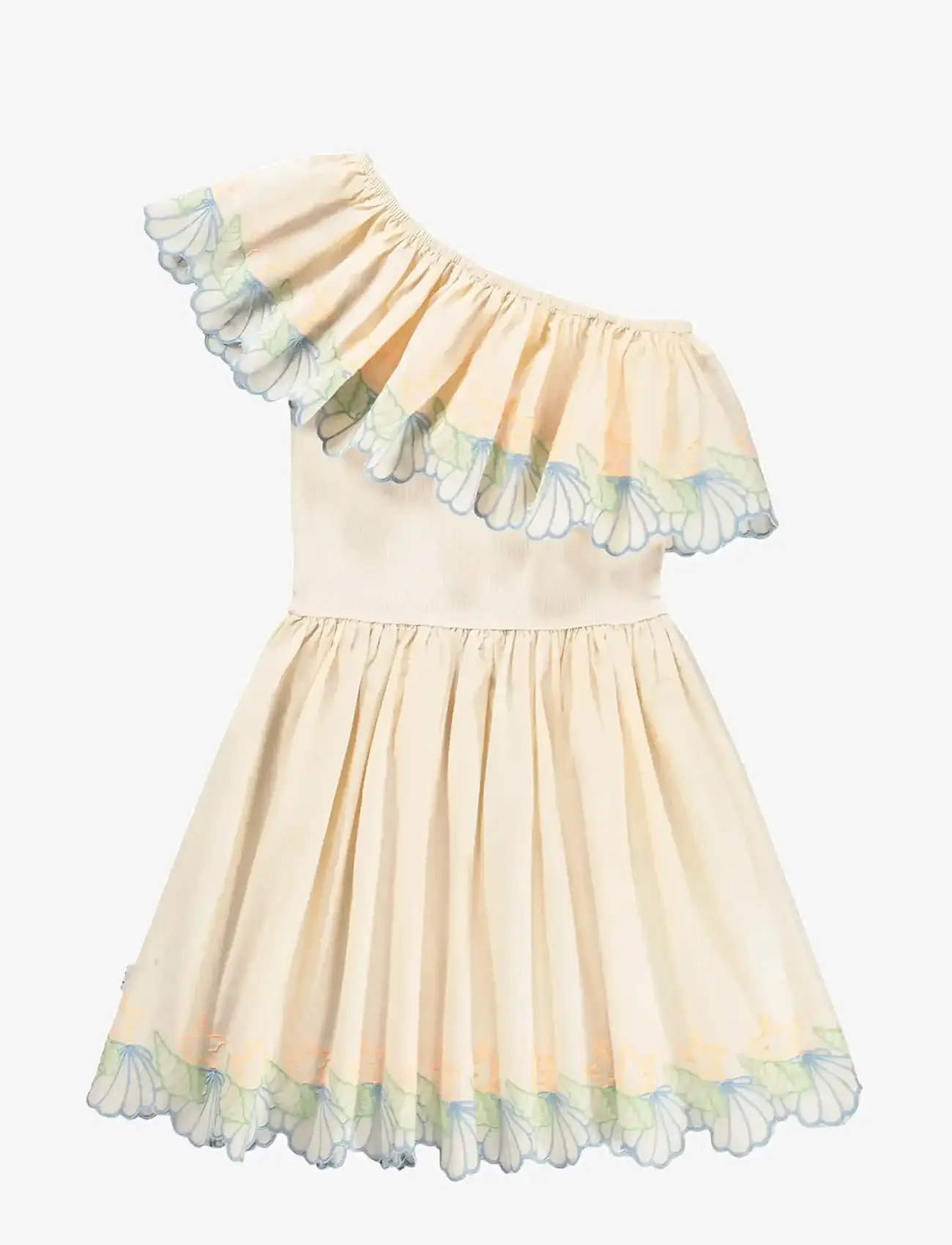 Molo - Cato - kortærmede hverdagskjoler - pearled ivory - 2