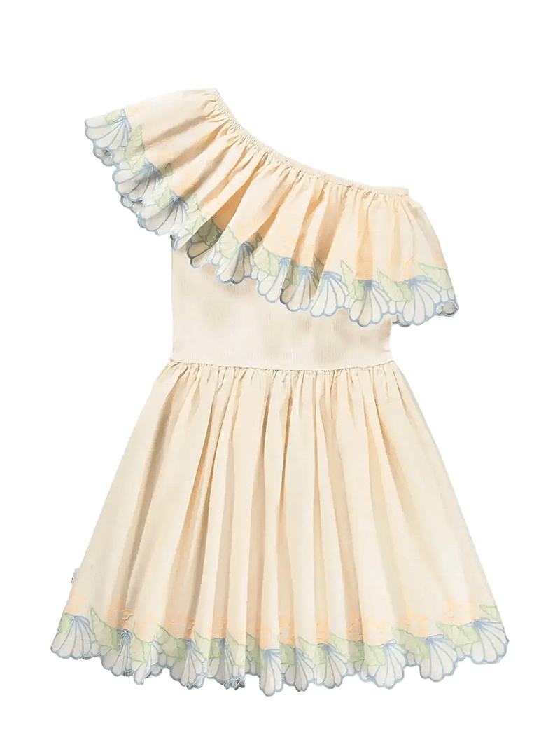 Molo - Cato - kortærmede hverdagskjoler - pearled ivory - 2