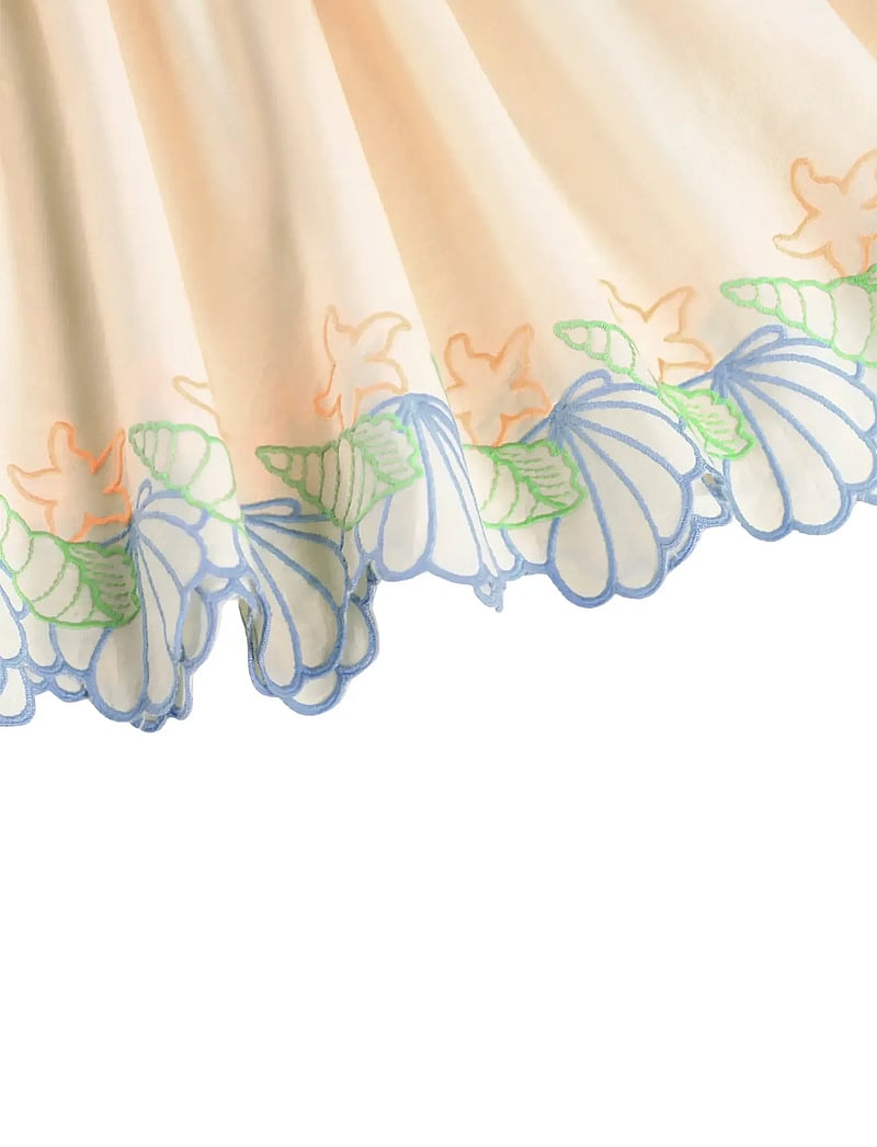 Molo - Cato - kortærmede hverdagskjoler - pearled ivory - 5