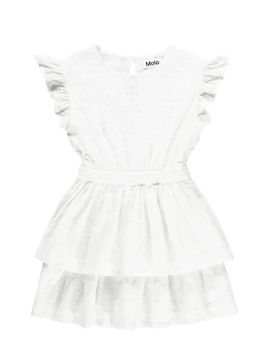 Molo - Carma - sleeveless casual dresses - whitest - 1