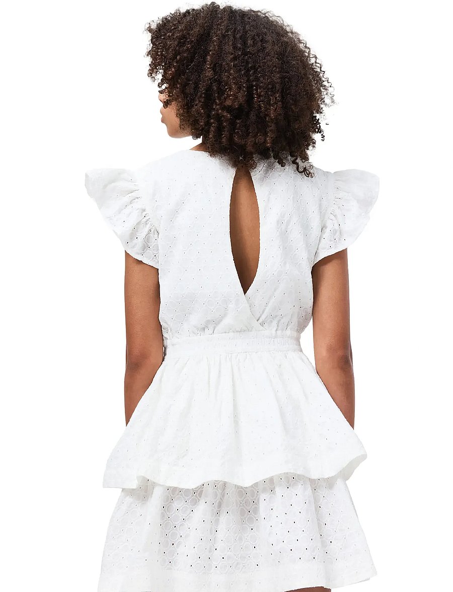 Molo - Carma - sleeveless casual dresses - whitest - 3