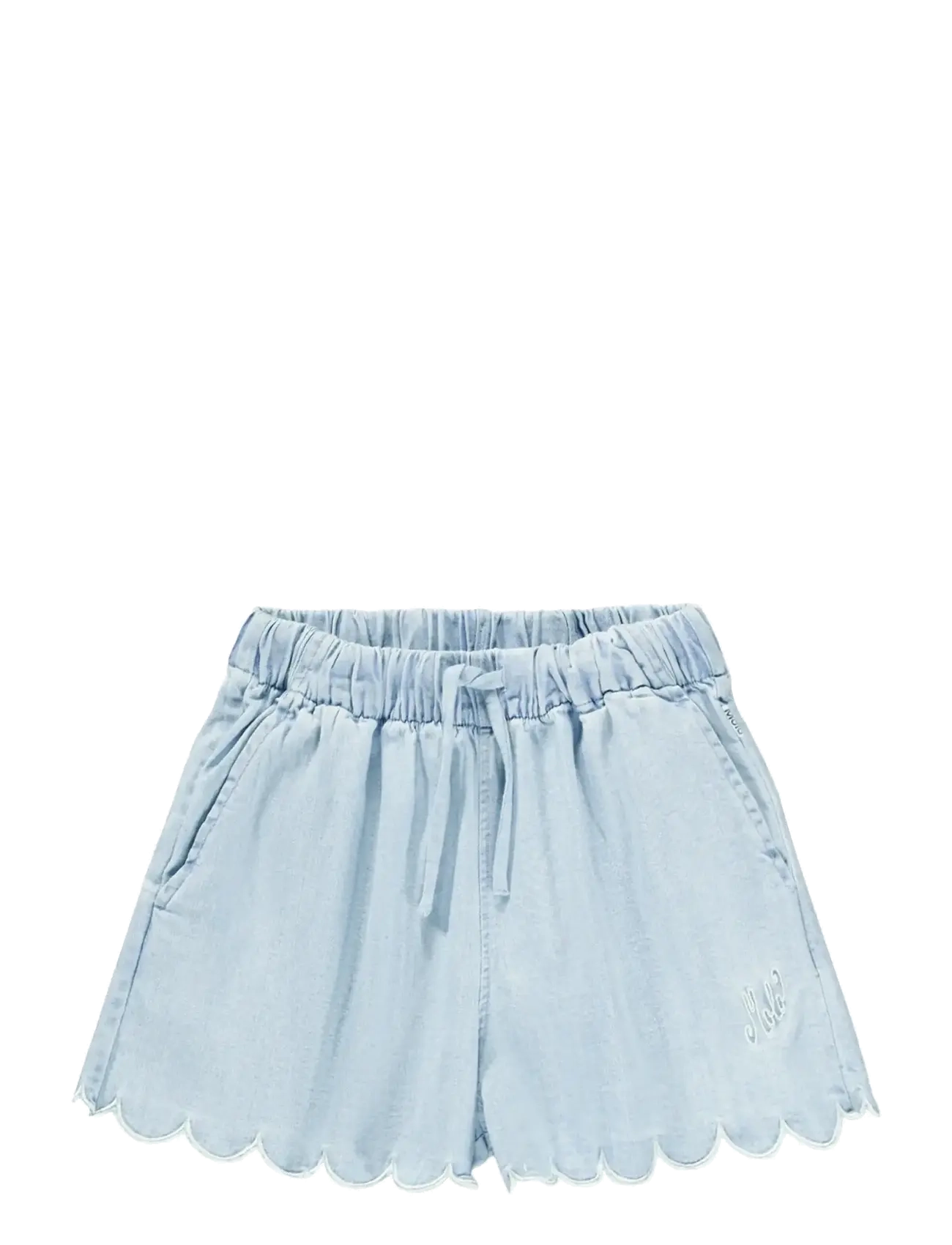 Molo - Addie - denim shorts - washed chambrey - 1