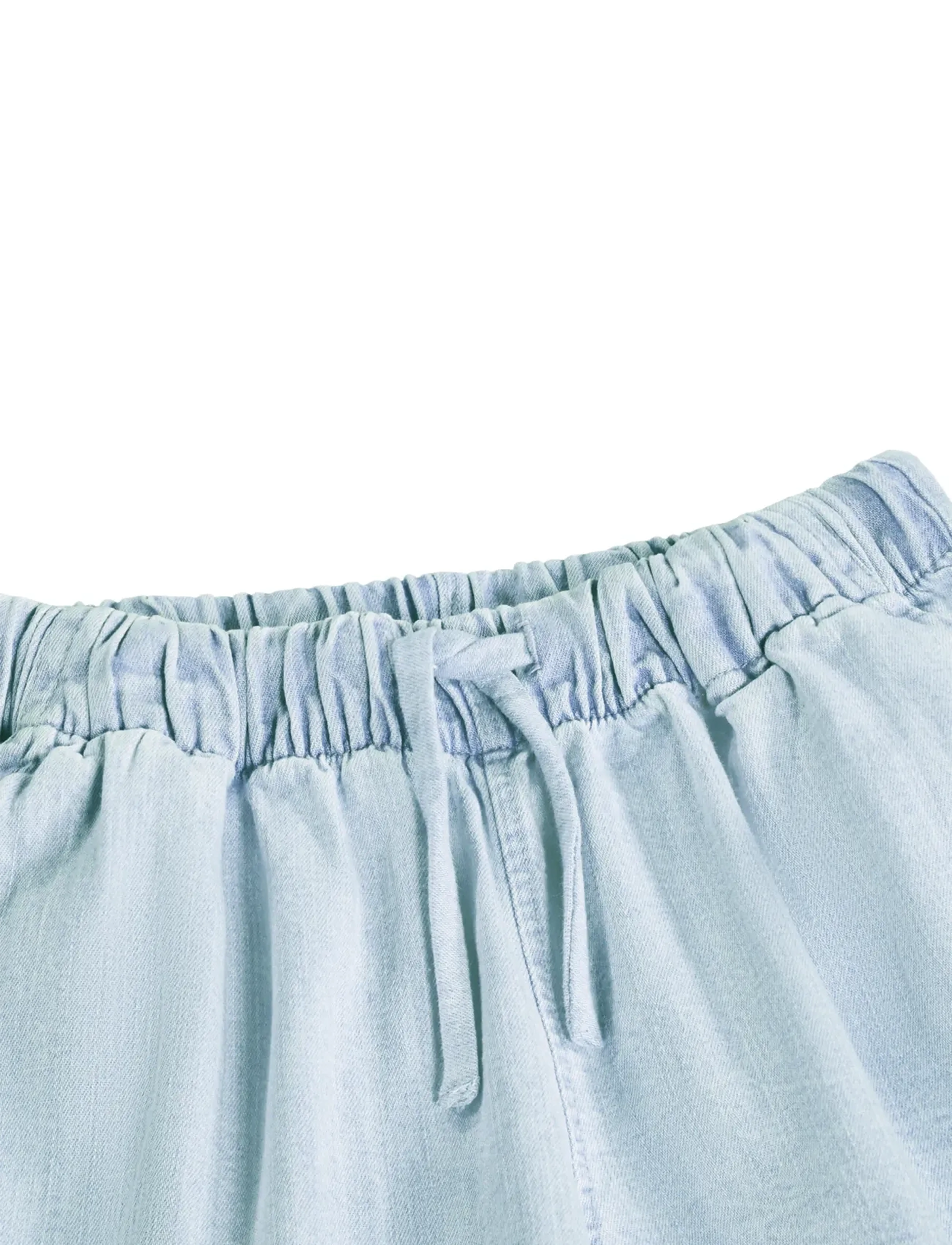 Molo - Addie - denim shorts - washed chambrey - 4