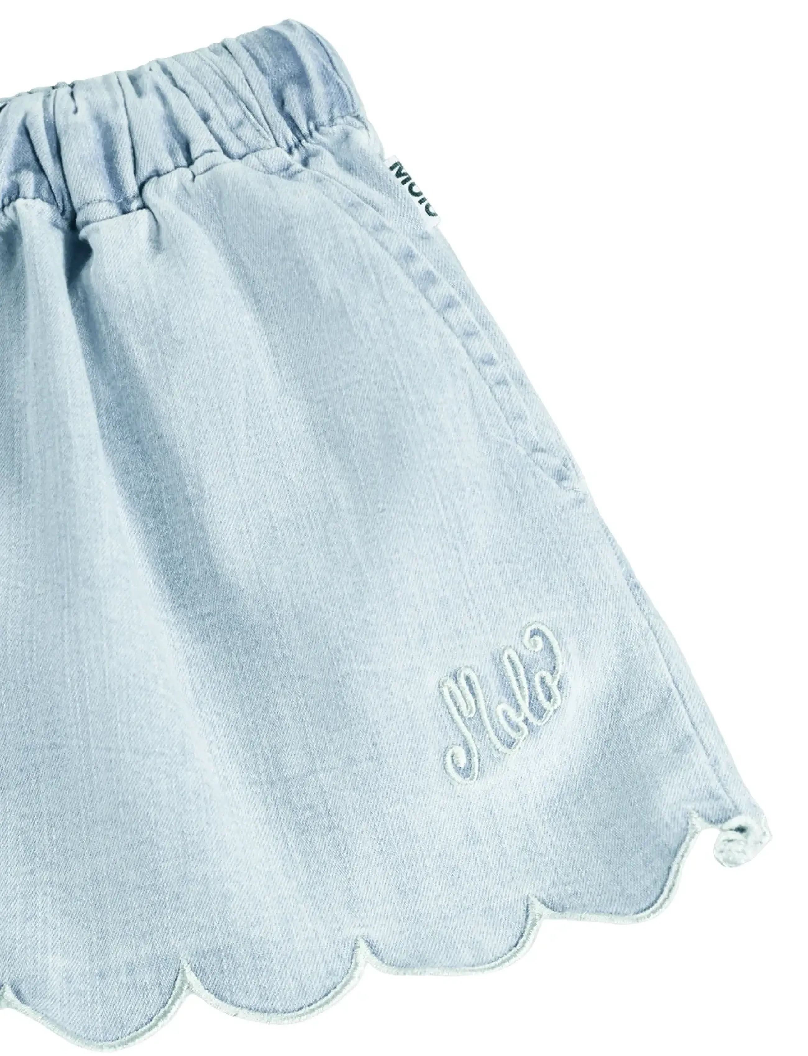 Molo - Addie - denim shorts - washed chambrey - 5