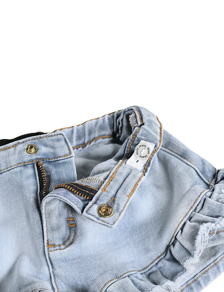 Molo - Agnetha - denim shorts - bleached - 4