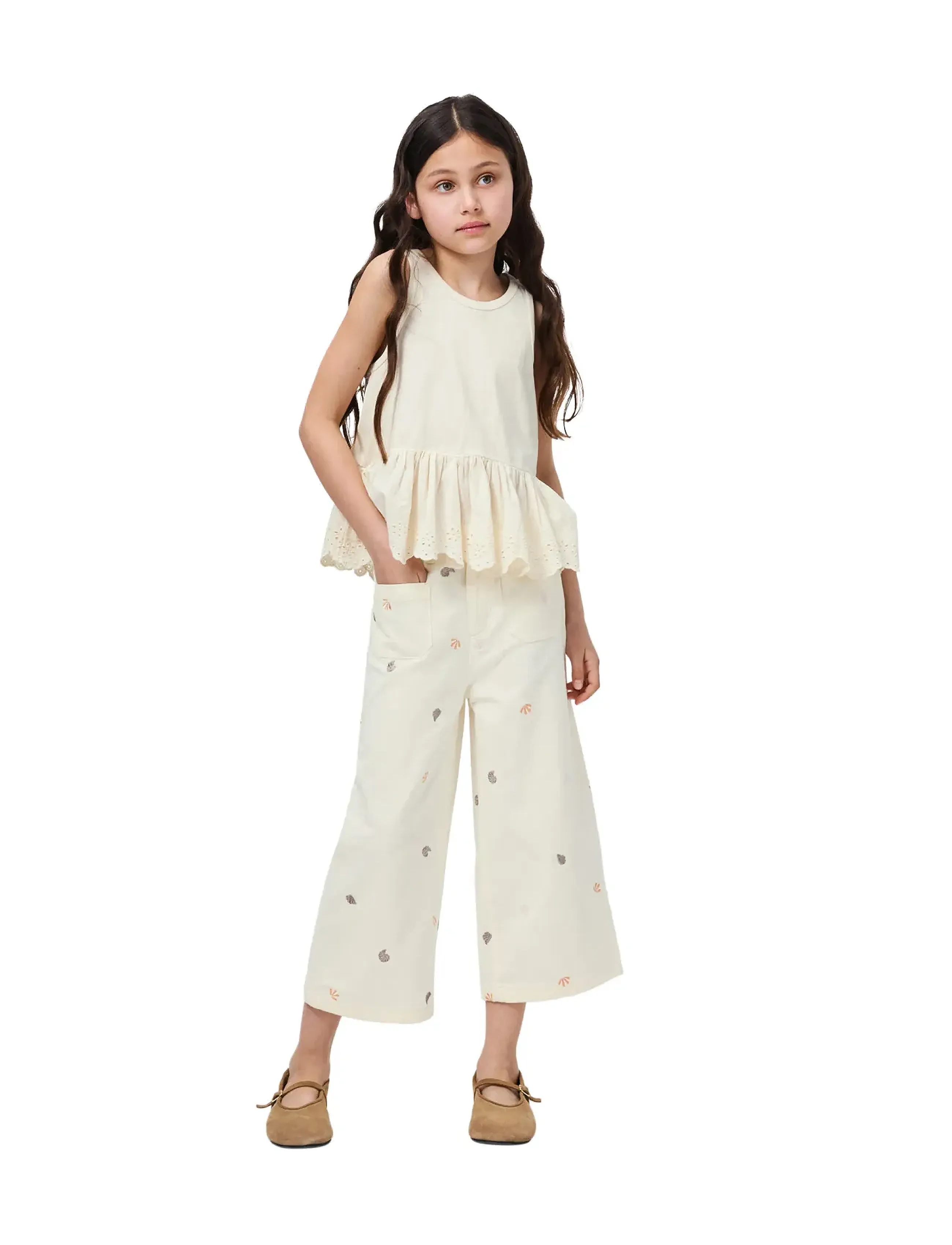 Molo Adionella, 128, Jeans, Weiß - Wide Kinder