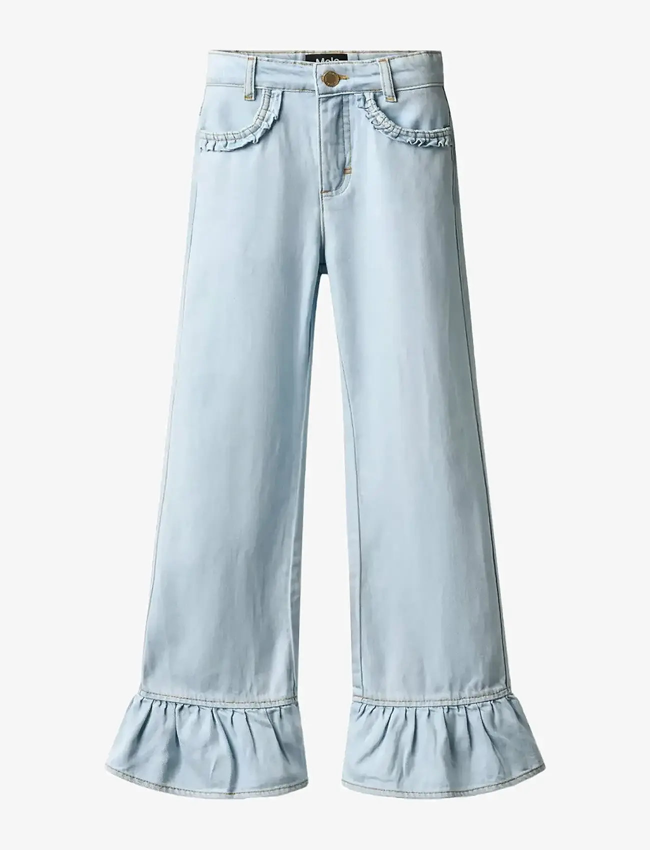 Molo - Amara - bootcut jeans - bleached drapy - 1