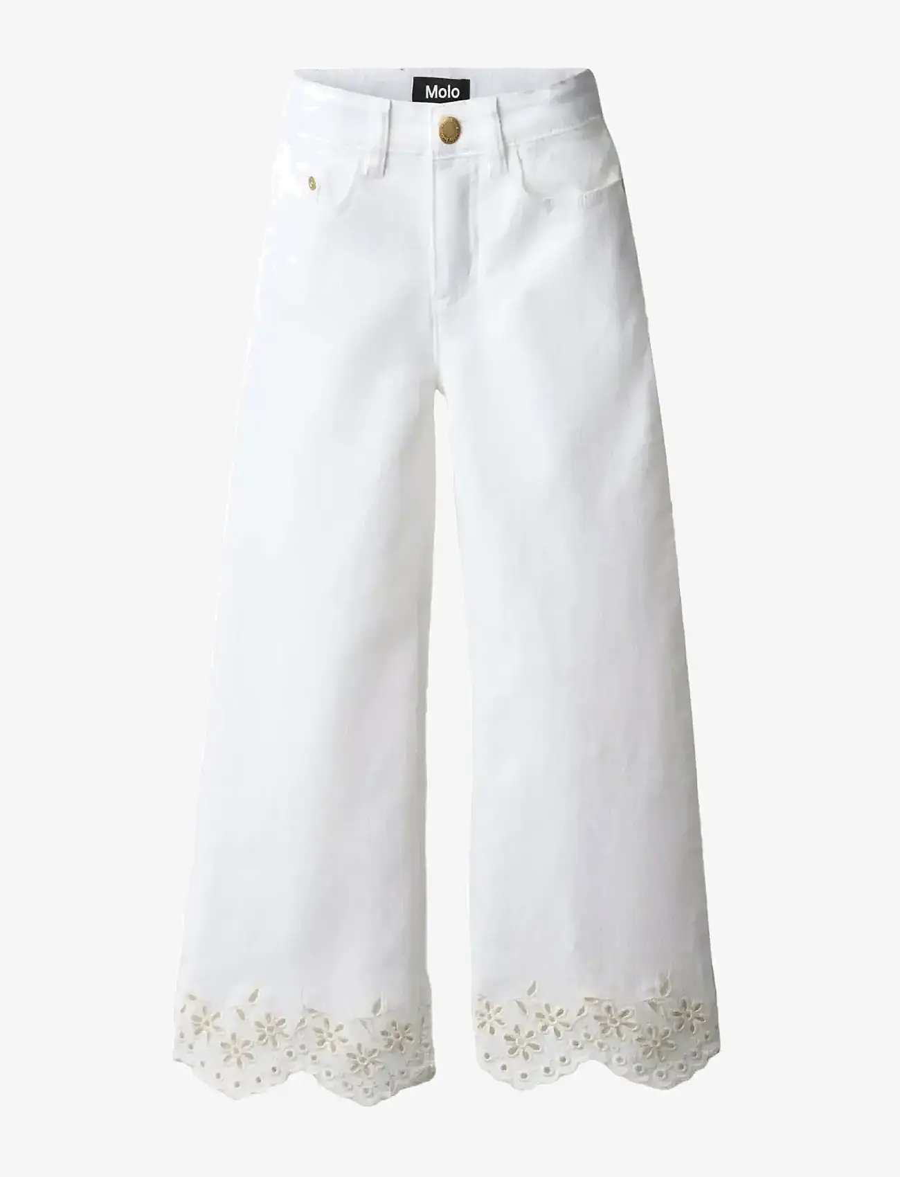 Molo - Ava - hosen mit weitem bein - whitest - 1