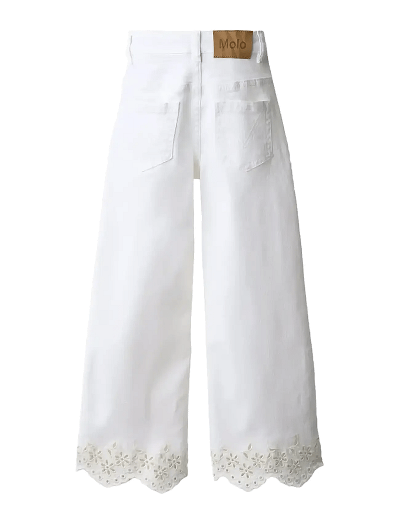 Molo - Ava - hosen mit weitem bein - whitest - 2