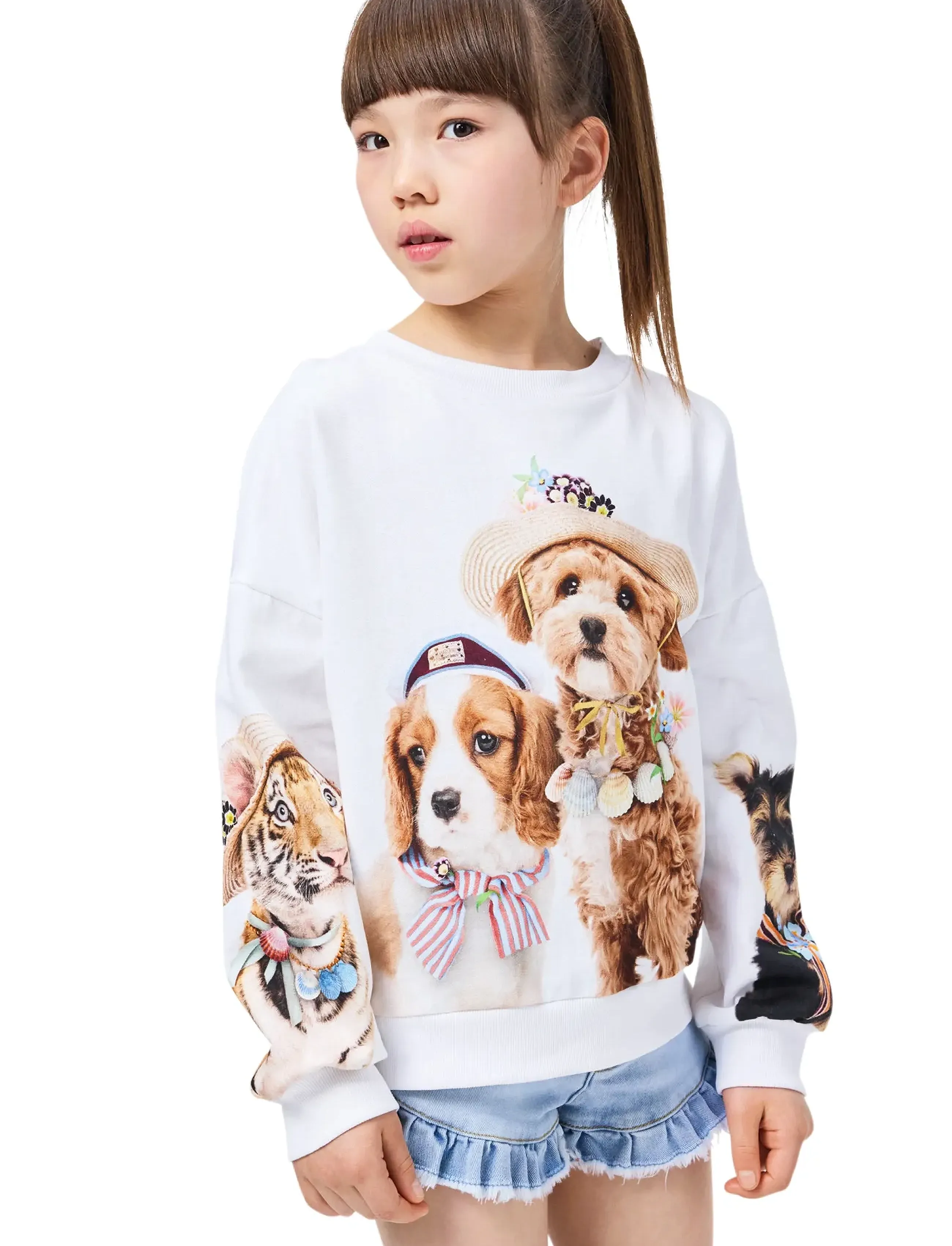 Molo Maxi - Sweatshirts - BEACH READY / white