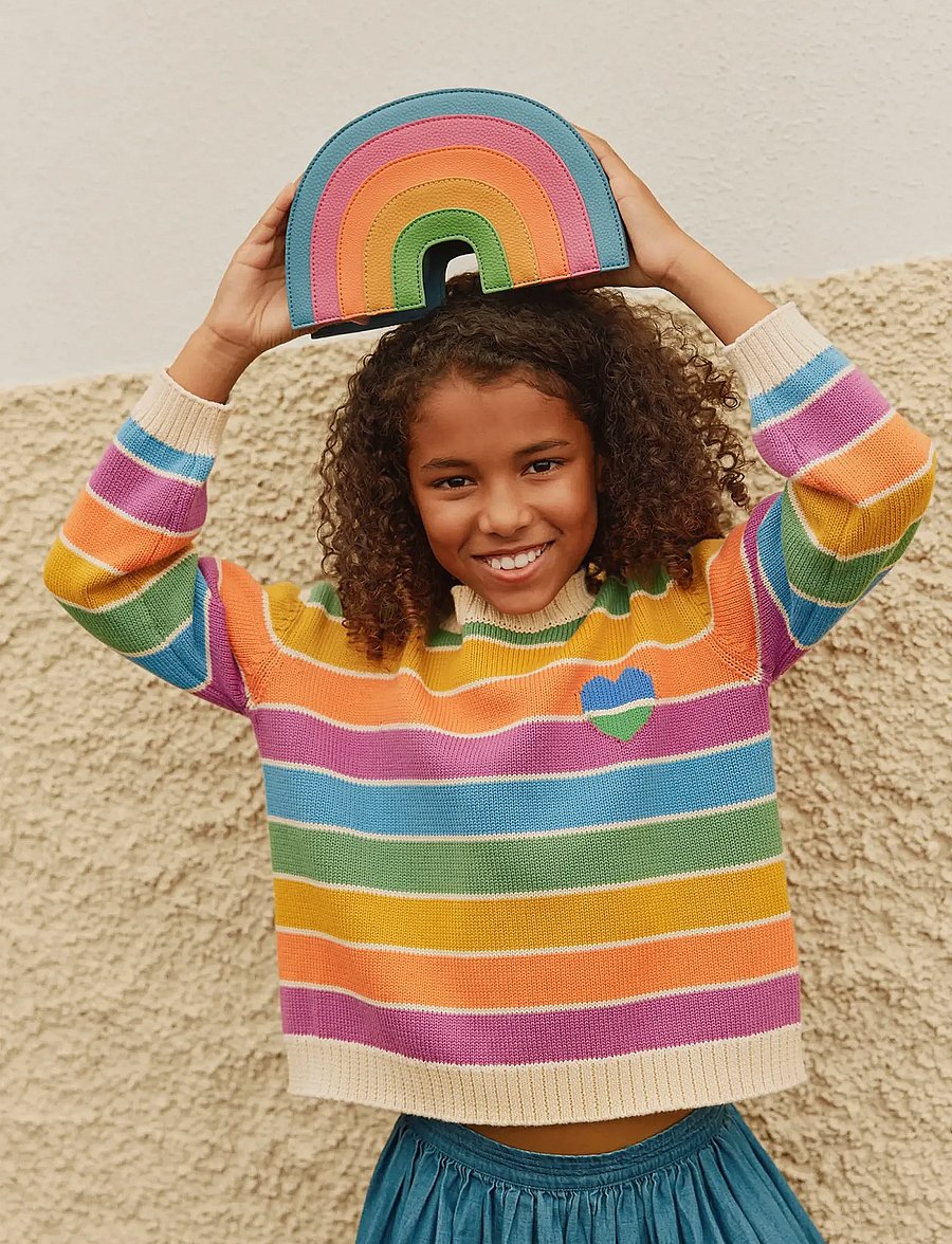Molo - Gitty - trøjer - heart rainbow - 0