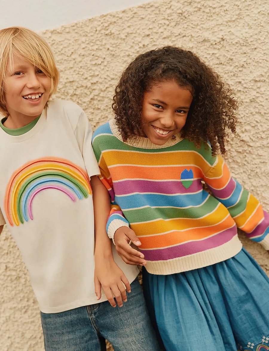 Molo - Gitty - trøjer - heart rainbow - 3