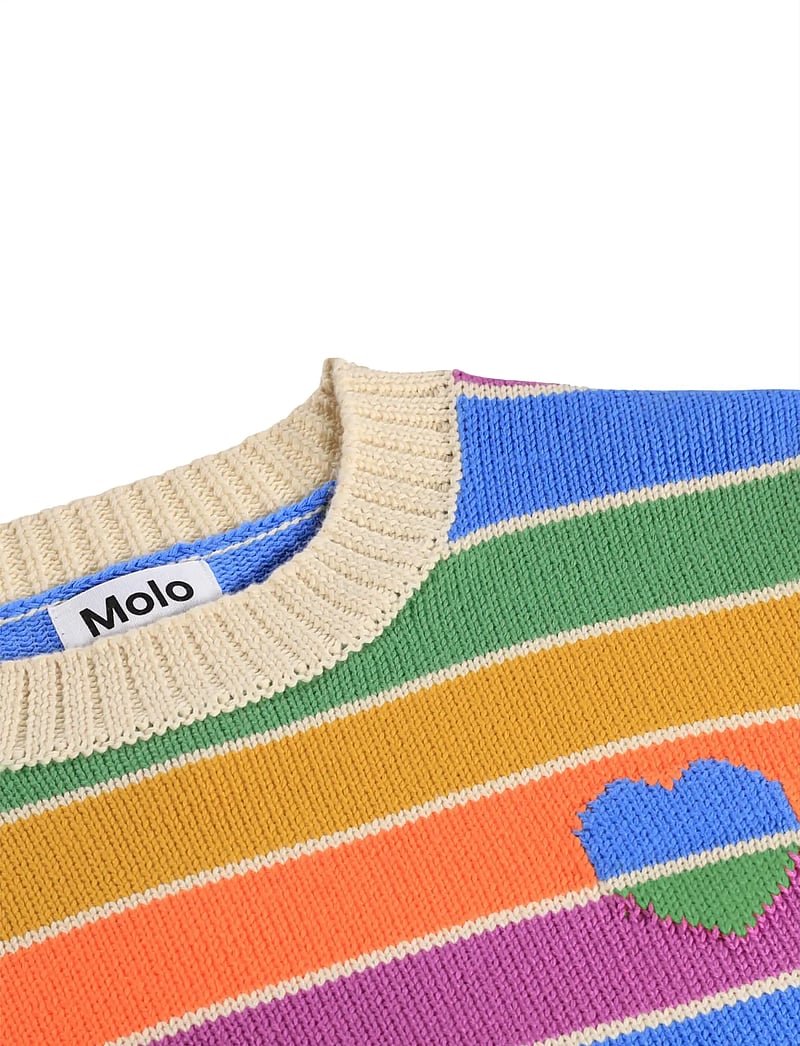 Molo - Gitty - trøjer - heart rainbow - 4