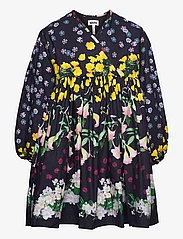 Molo - Cassida - sukienki codzienne z długim rękawem - flower rain - 0