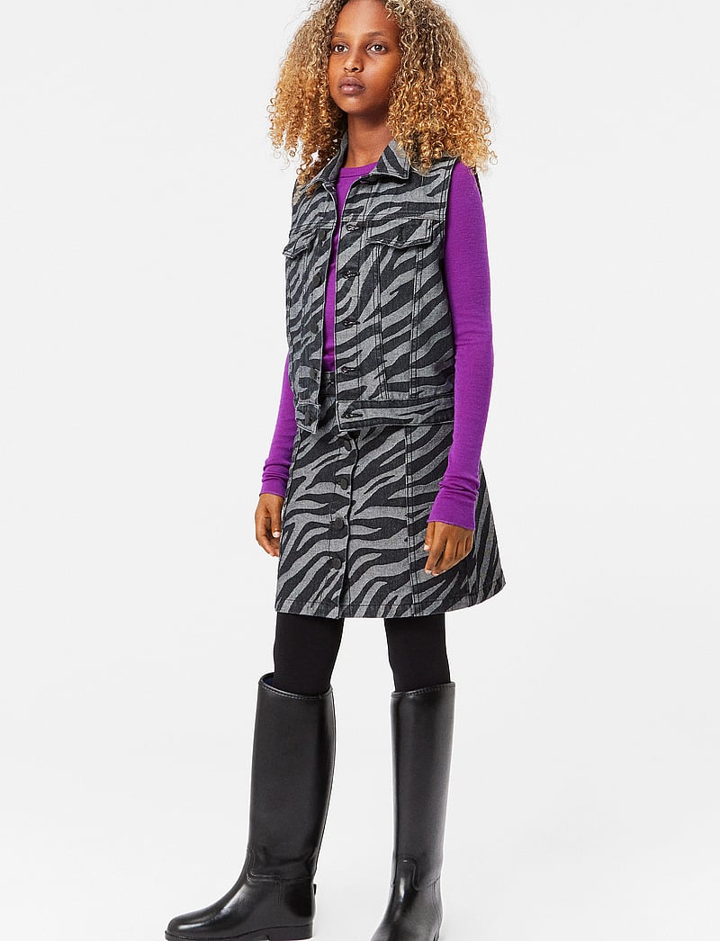 Molo - Bera - jeansröcke - zebra denim - 0