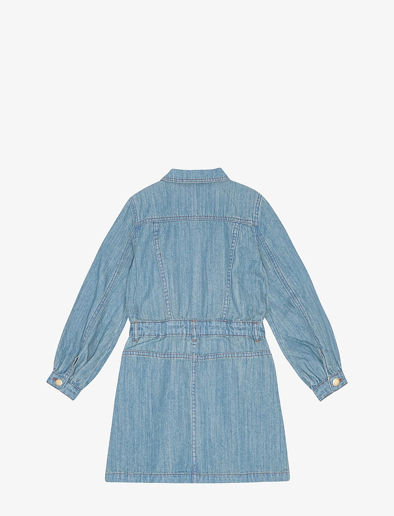 Molo - Chaya - langärmelige freizeitkleider - washed denim blue - 2