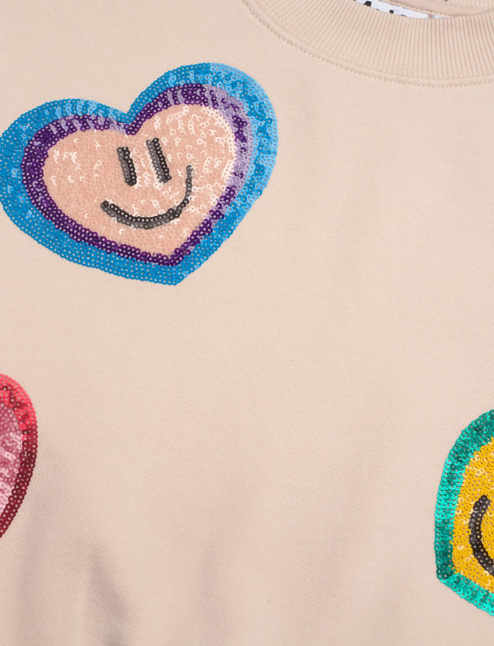 Molo - Marge - sweatshirts - sequin hearts - 2