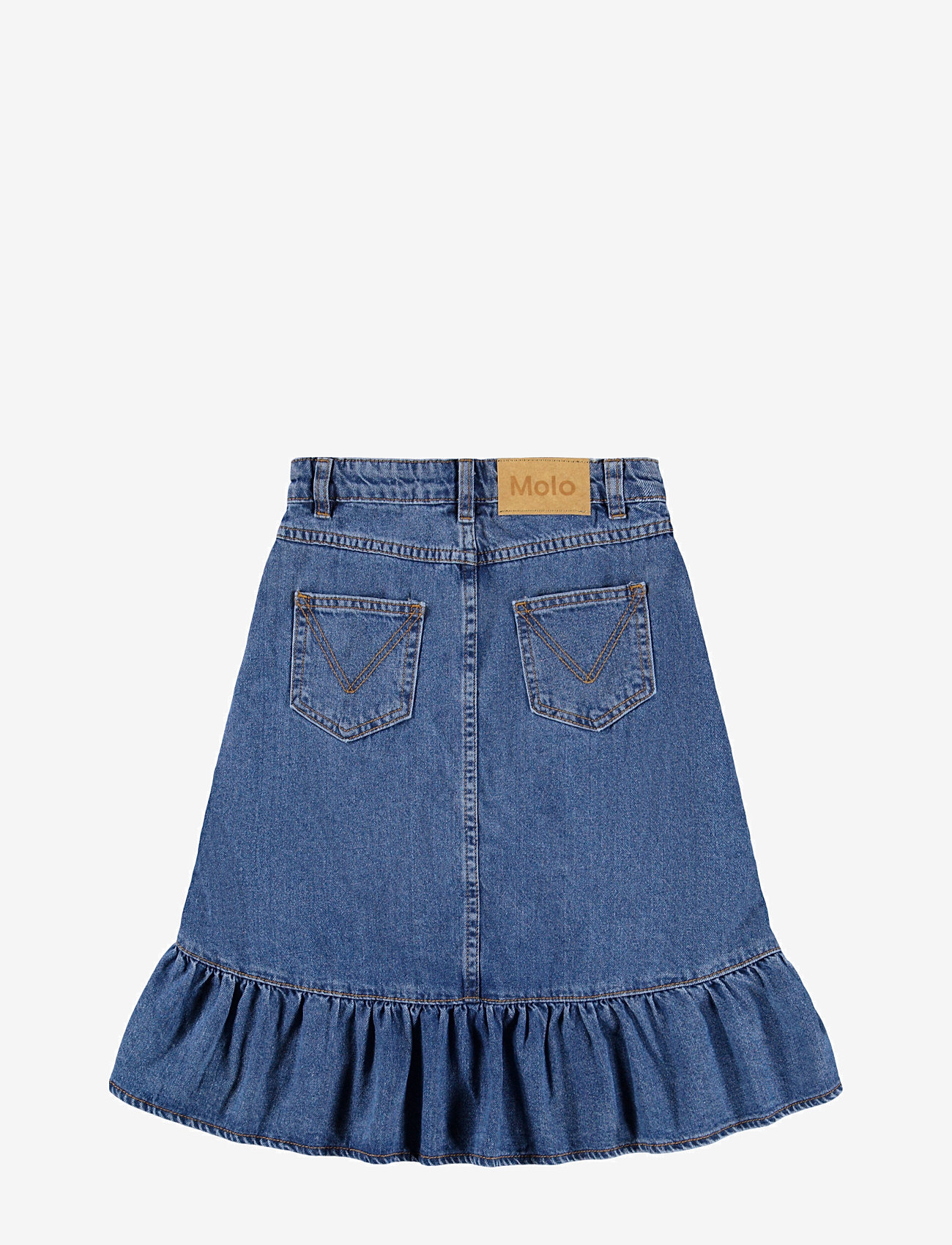 Molo - Belinda - short skirts - mid blue denim - 2