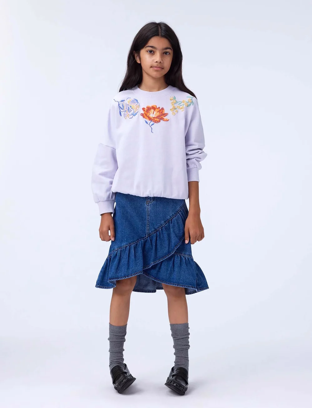 Molo - Belinda - kurze röcke - mid blue denim - 0