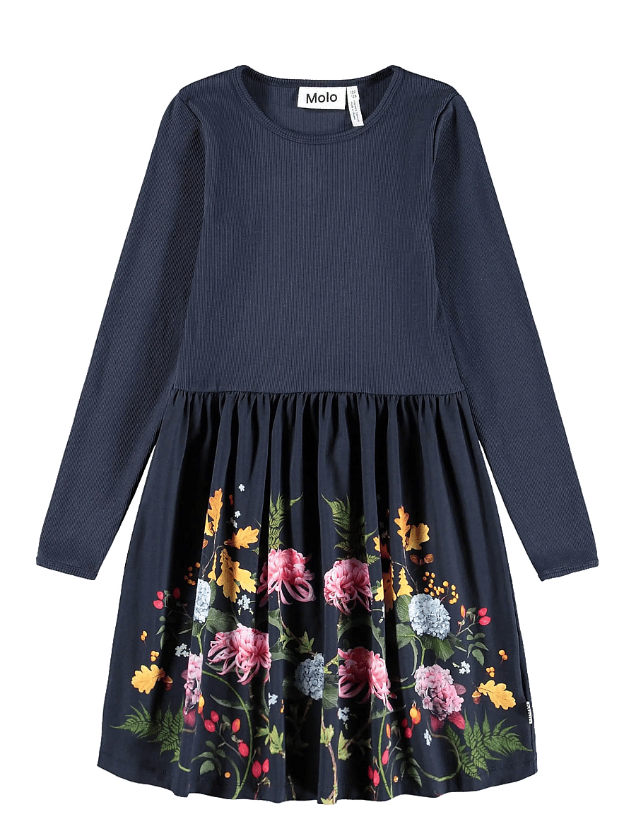 Molo - Credence - long-sleeved casual dresses - nouveau garden - 0