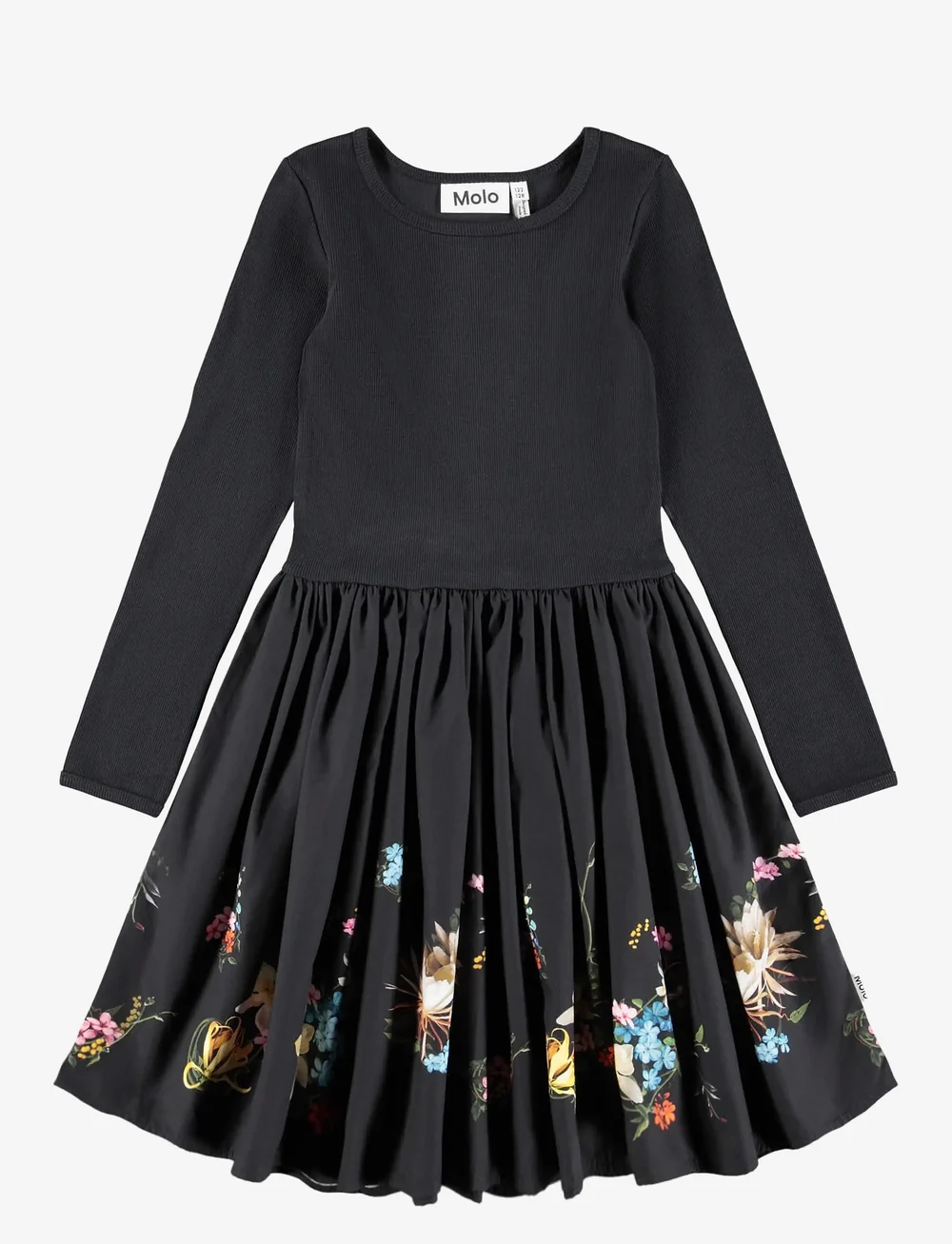 Molo - Casie - langærmede hverdagskjoler - paisley border - 0