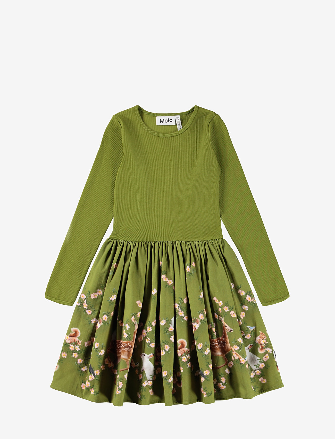 Molo - Casie Warm - pikkade varrukatega vabaaja kleidid - argyle forest - 0