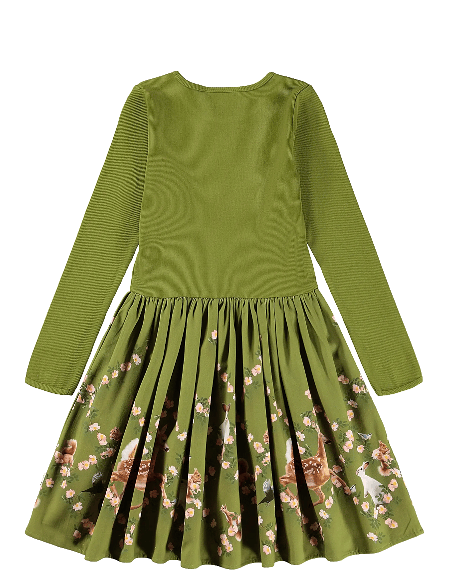 Molo - Casie Warm - casual jurken met lange mouwen - argyle forest - 1