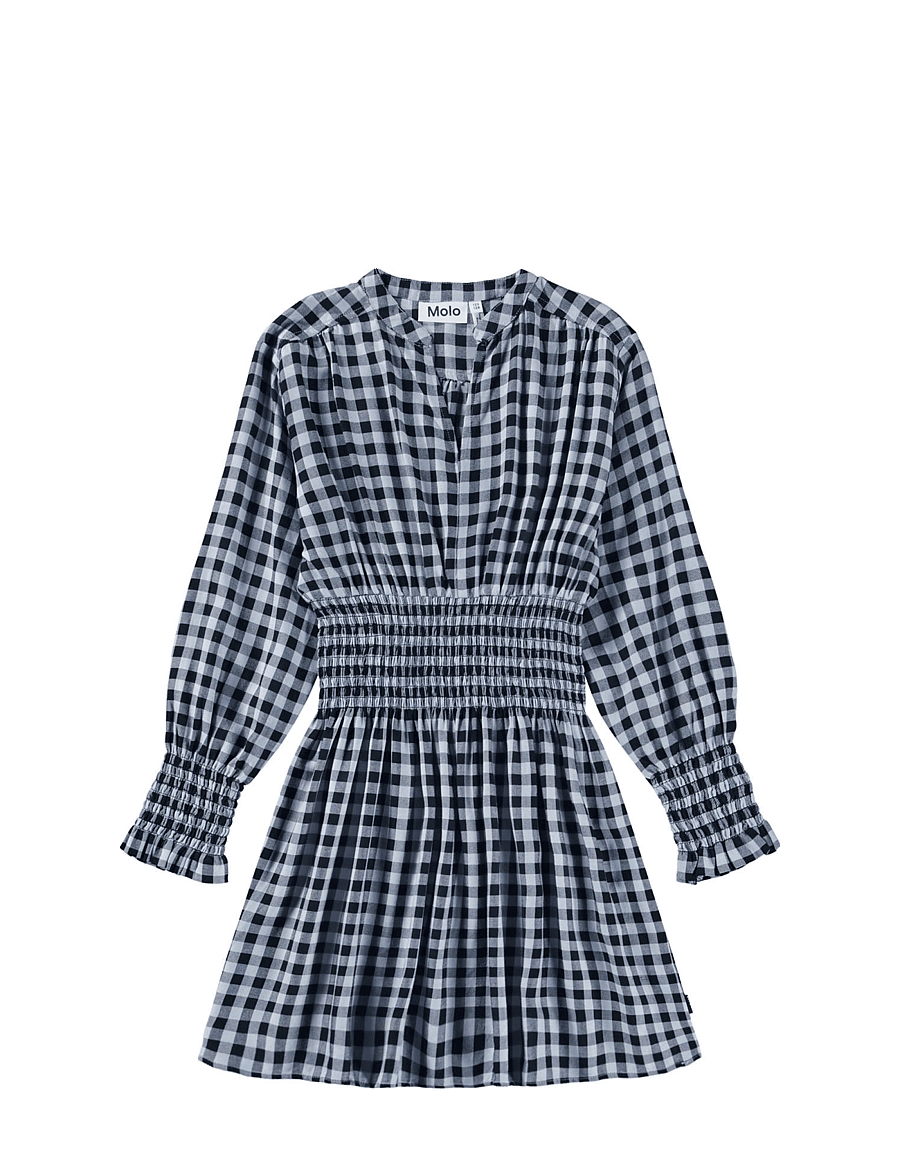 Molo - Camira - robes décontractées à manches longues - moon gingham - 1