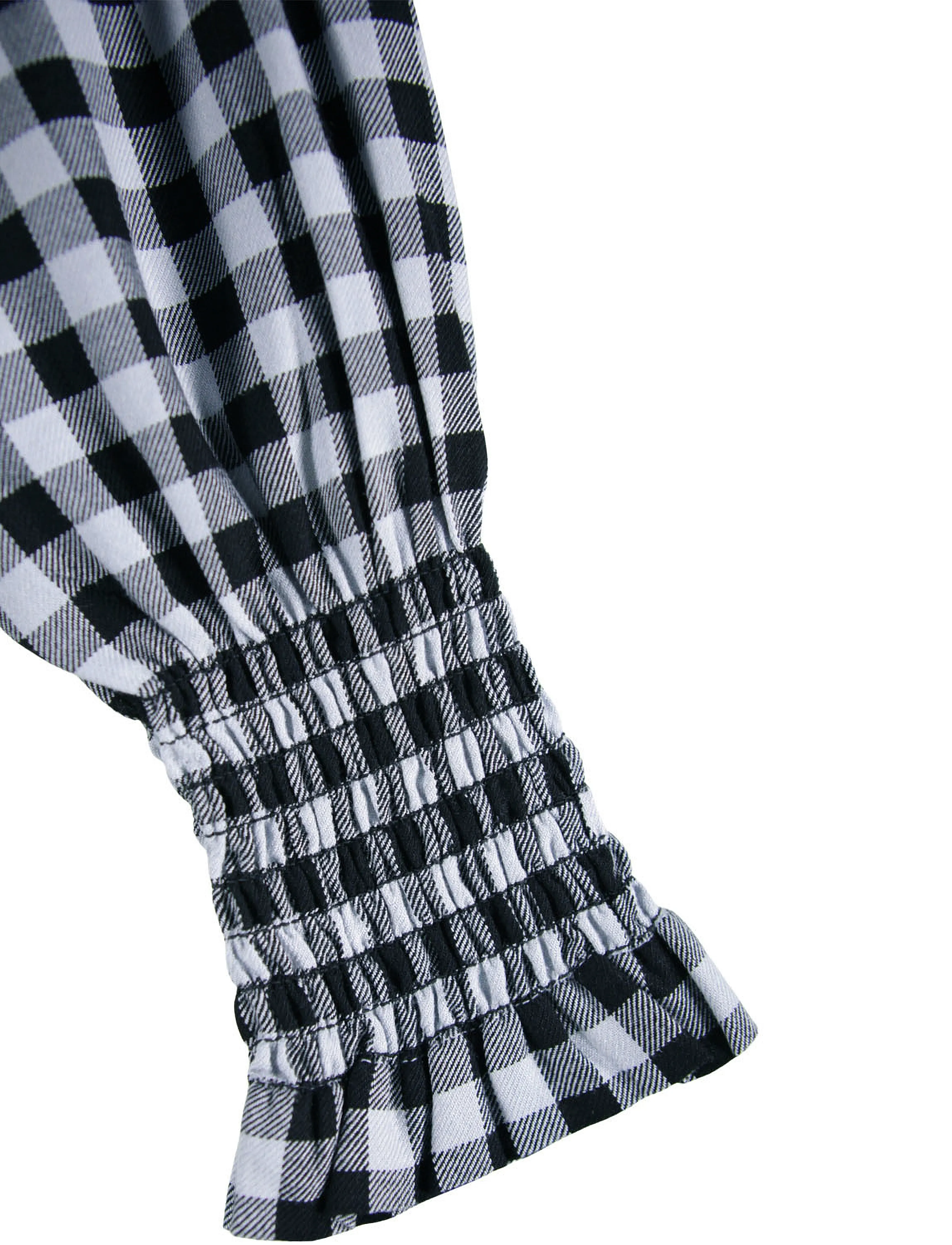 Molo - Camira - langærmede hverdagskjoler - moon gingham - 3