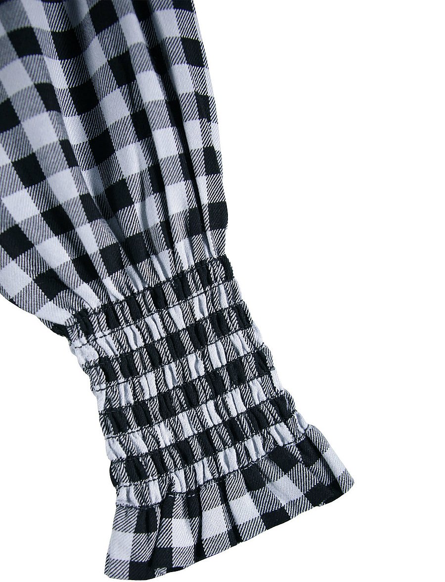 Molo - Camira - robes décontractées à manches longues - moon gingham - 3