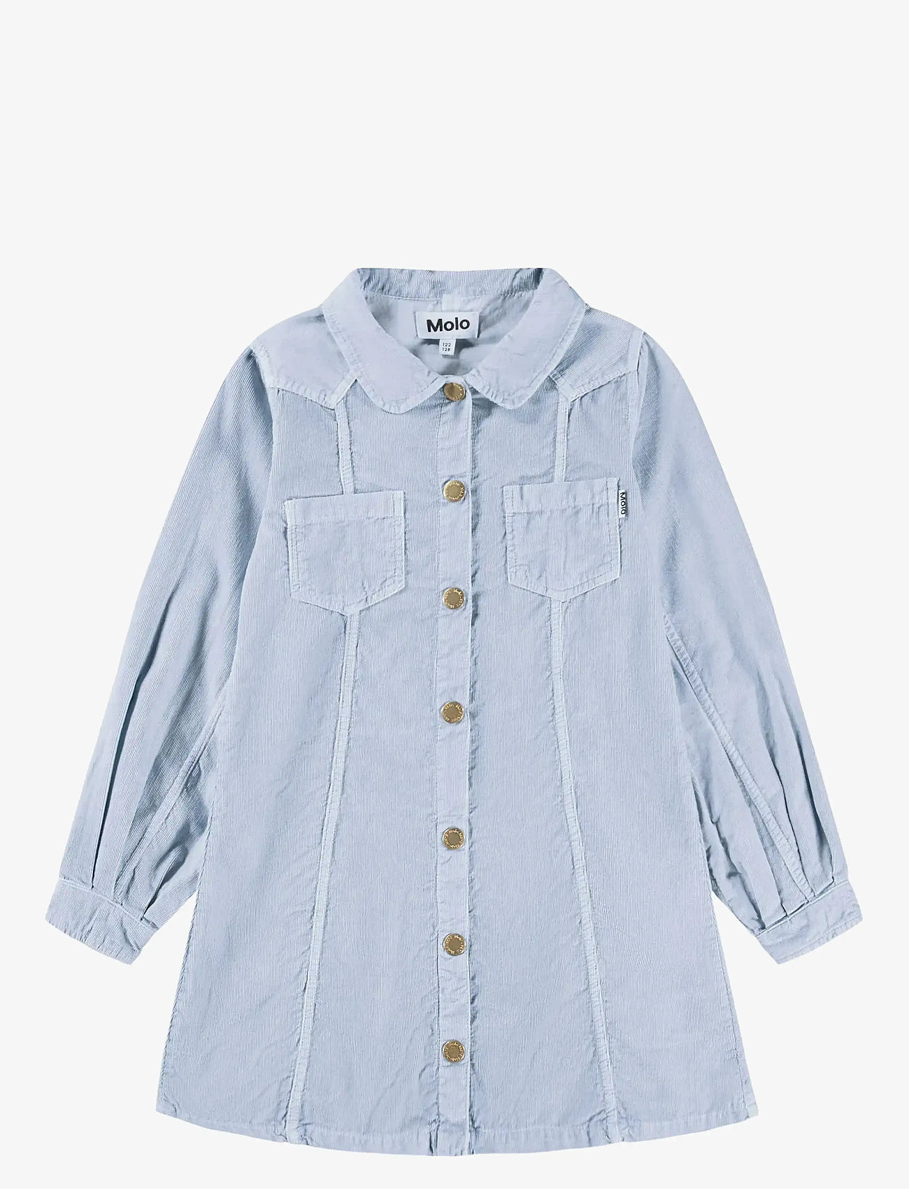 Molo - Clarissa - long-sleeved casual dresses - blue moon - 0