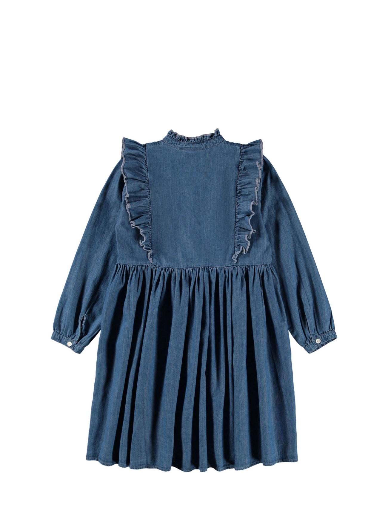 Molo - Christina - langærmede hverdagskjoler - washed blue - 1