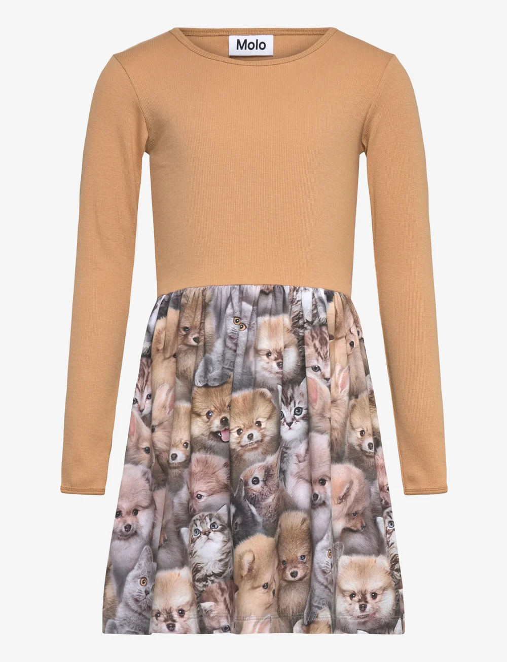 Molo - Credence - long-sleeved casual dresses - fuzzy fluffy - 0