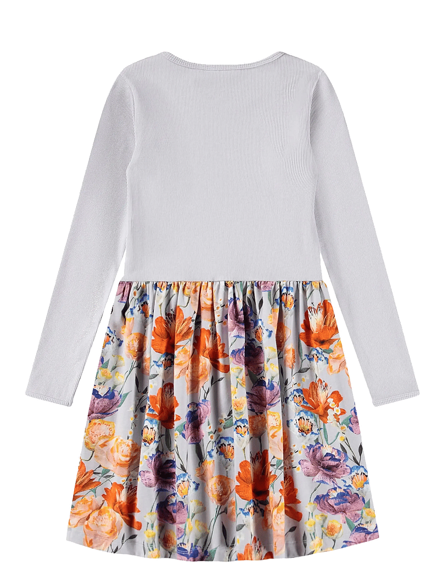 Molo - Credence - long-sleeved casual dresses - paper flowers - 1