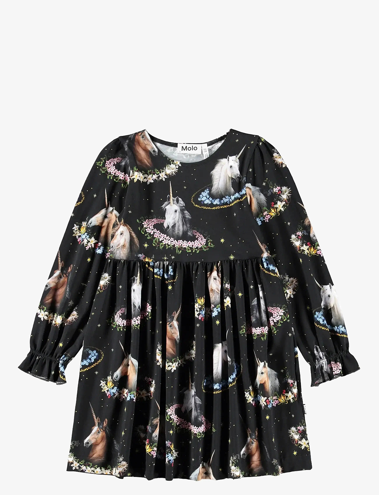 Molo - Camie - långärmade vardagsklänningar - magical galaxies - 0